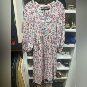 Alix Of Bohemia Multicolor Silk Dress